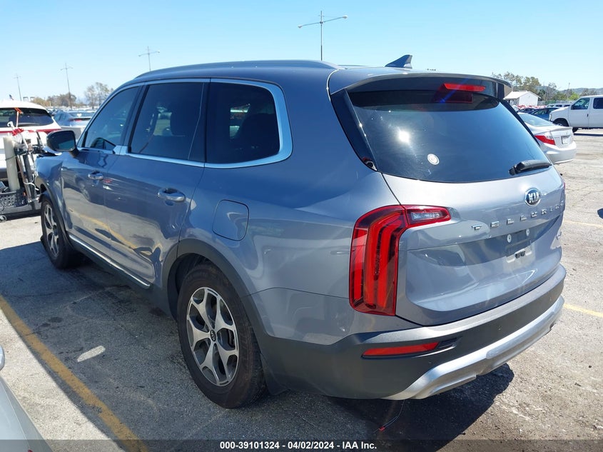 2021 Kia Telluride Ex VIN: 5XYP34HC1MG192802 Lot: 39101324
