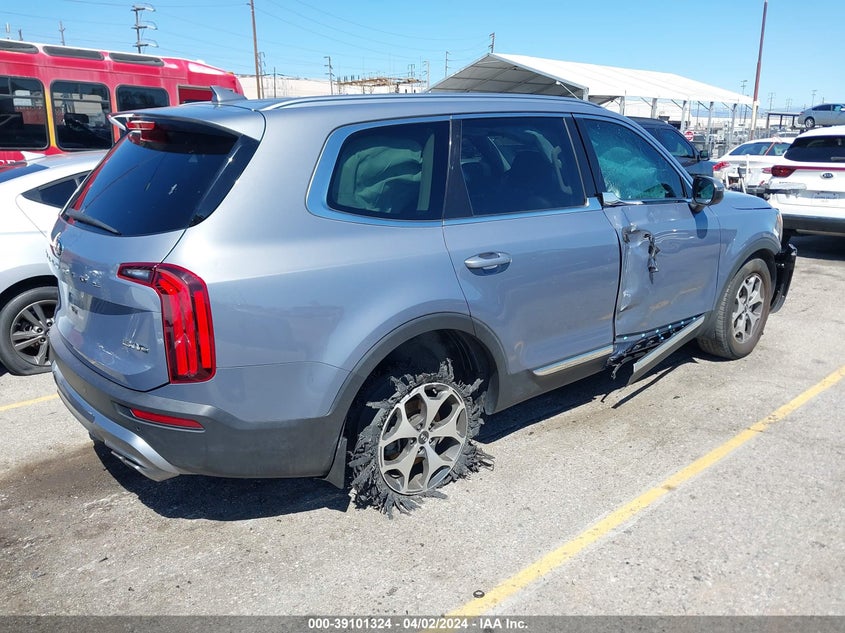 2021 Kia Telluride Ex VIN: 5XYP34HC1MG192802 Lot: 39101324