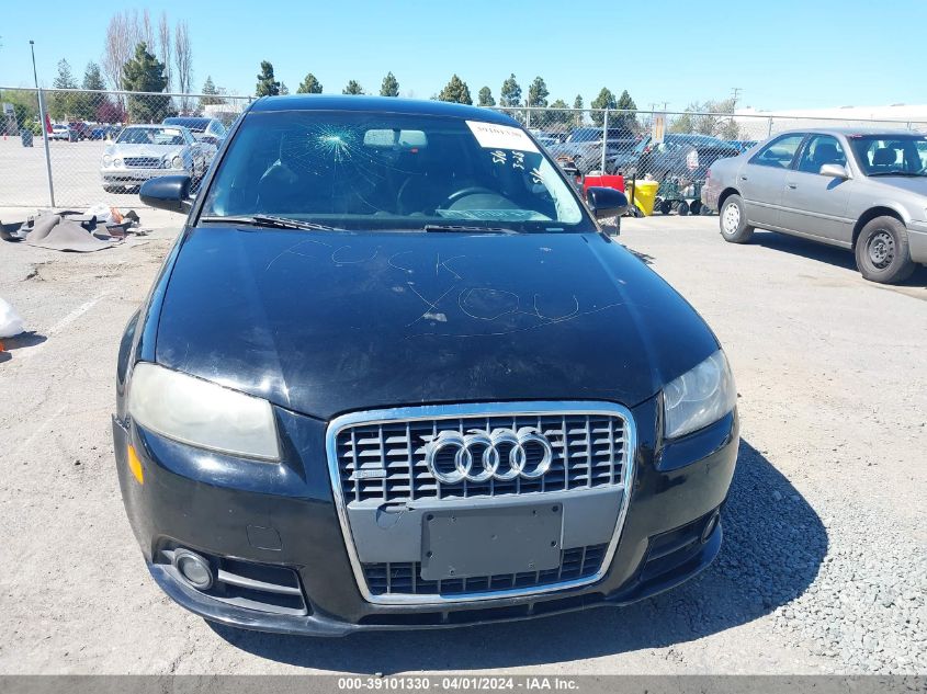 2008 Audi A3 2.0T VIN: WAUHE78P08A191095 Lot: 39101330