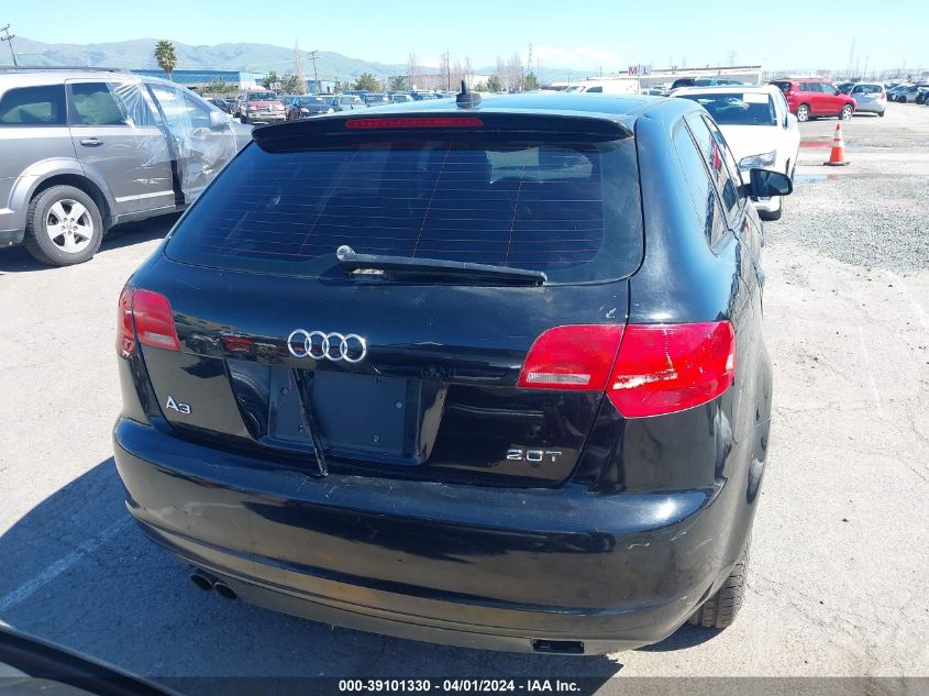 2008 Audi A3 2.0T VIN: WAUHE78P08A191095 Lot: 39101330