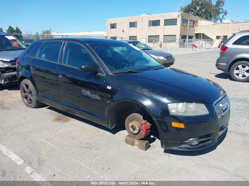 2008 Audi A3 2.0T VIN: WAUHE78P08A191095 Lot: 39101330