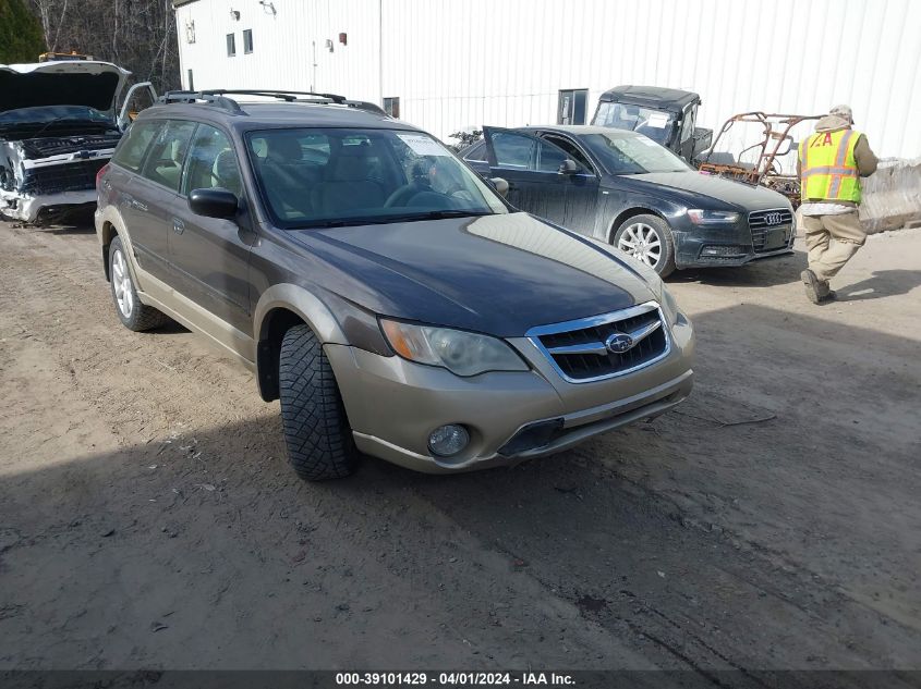 2008 Subaru Outback 2.5I/2.5I L.l. Bean Edition VIN: 4S4BP61C087306100 Lot: 39101429