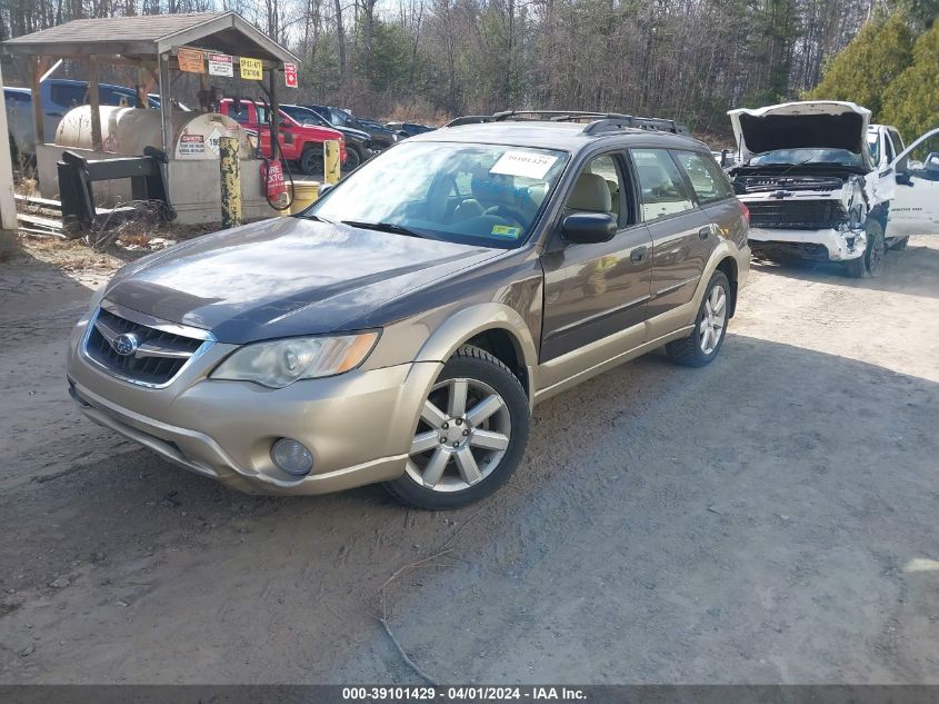 2008 Subaru Outback 2.5I/2.5I L.l. Bean Edition VIN: 4S4BP61C087306100 Lot: 39101429