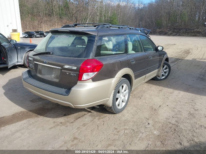 2008 Subaru Outback 2.5I/2.5I L.l. Bean Edition VIN: 4S4BP61C087306100 Lot: 39101429