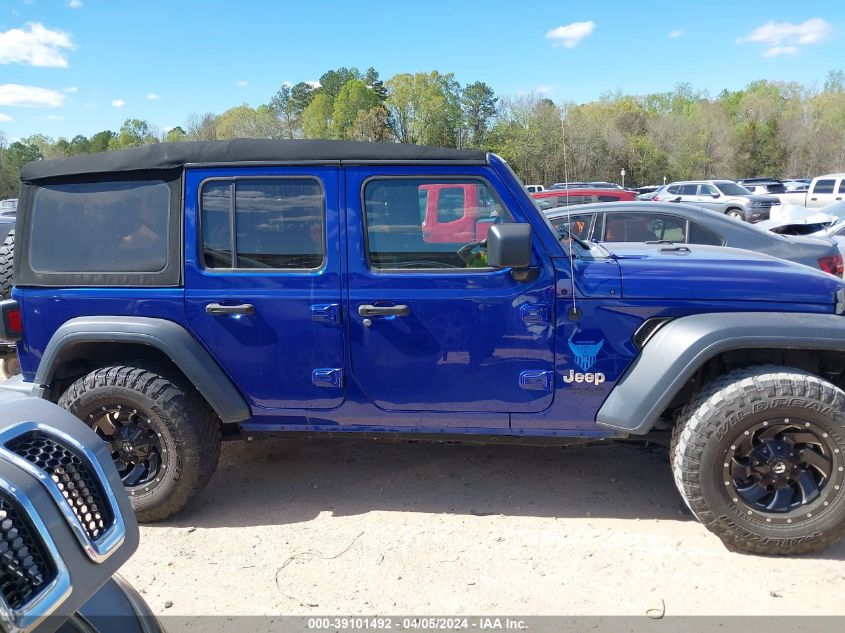 2018 Jeep Wrangler Unlimited Sport S 4X4 VIN: 1C4HJXDN2JW326900 Lot: 39101492