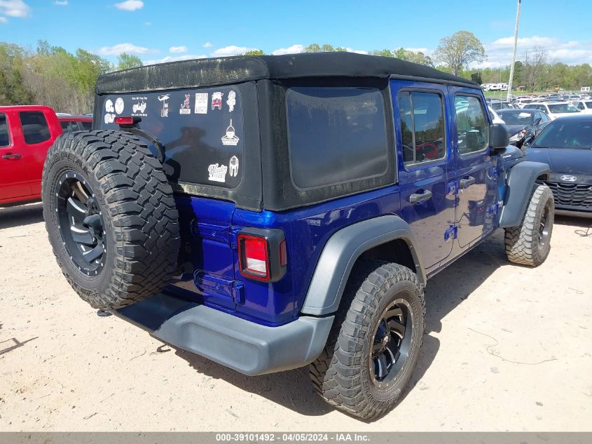 2018 Jeep Wrangler Unlimited Sport S 4X4 VIN: 1C4HJXDN2JW326900 Lot: 39101492