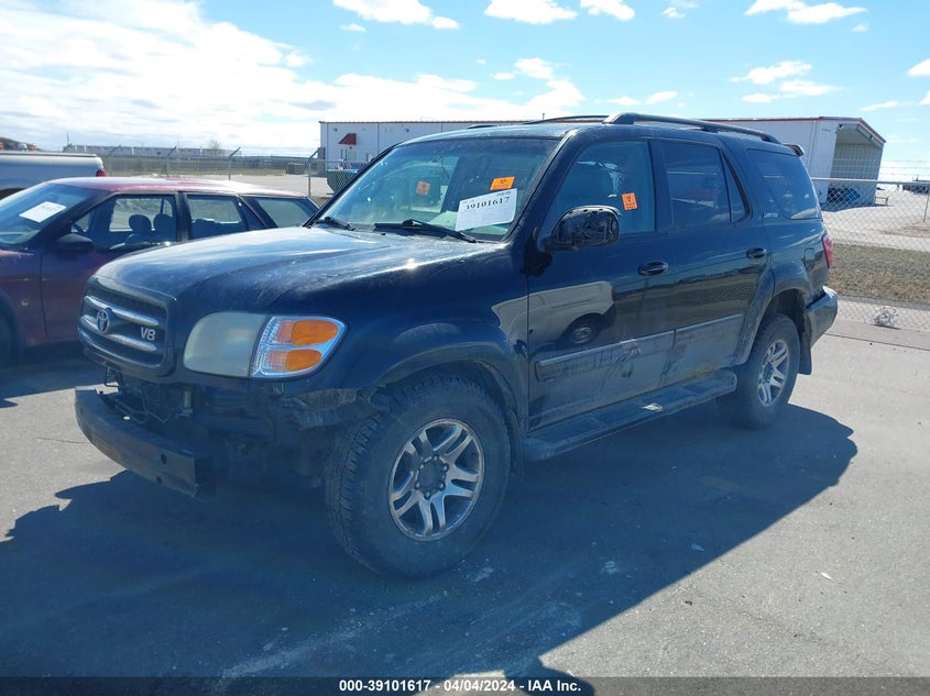 2004 Toyota Sequoia Limited V8 VIN: 5TDBT48A64S221618 Lot: 39101617