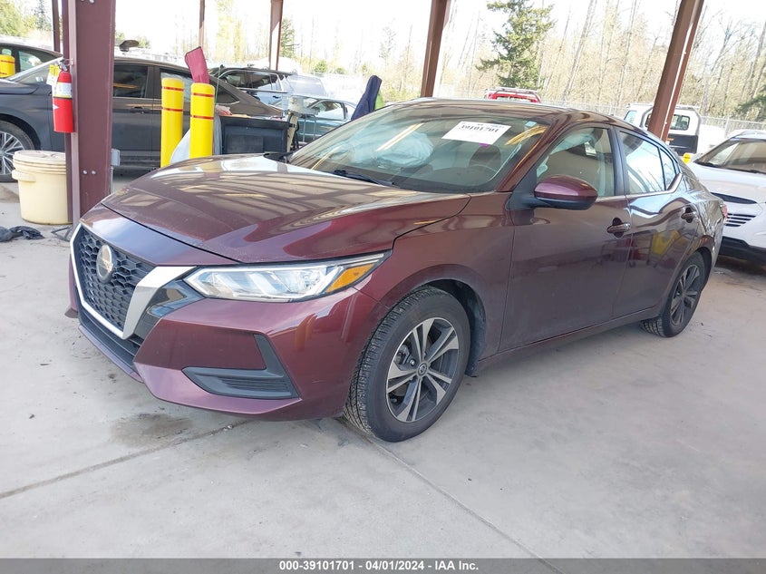 VIN 3N1AB8CV6MY299223 2021 NISSAN SENTRA SV