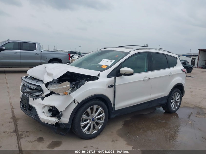 VIN 1FMCU9J98HUD53640 2017 FORD ESCAPE TITANIUM