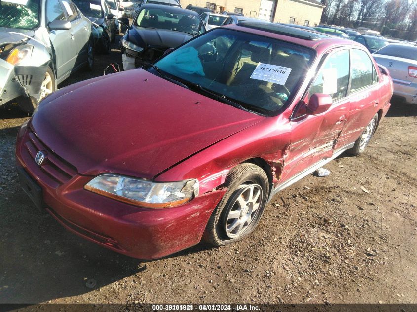 2002 Honda Accord Sdn Ex/Ex W/Leather/Se VIN: JHMCG66862C027292 Lot: 39101921