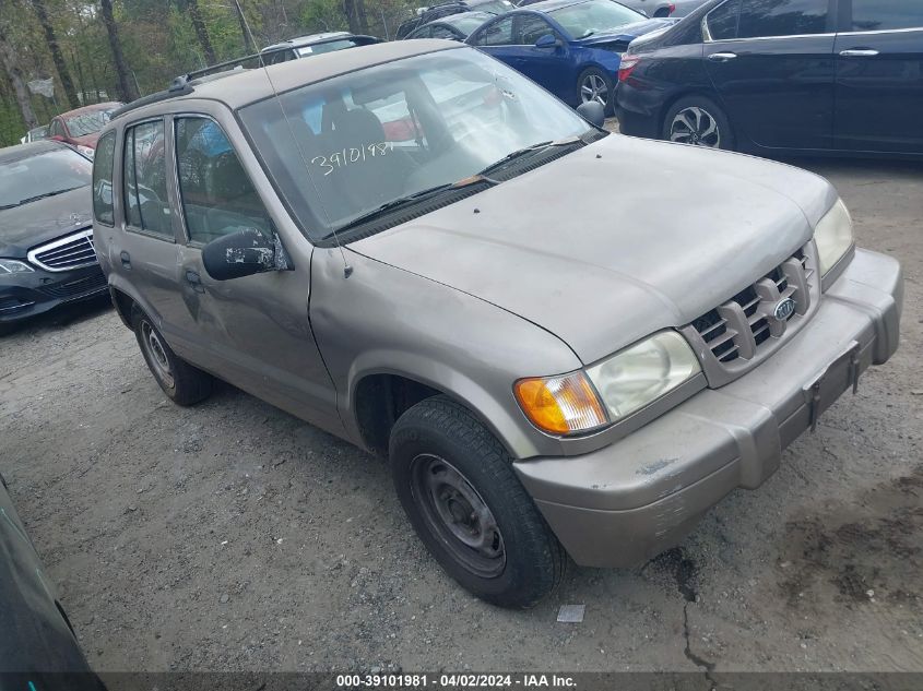 KNDJB723315093180 2001 Kia Sportage Ex/Limited