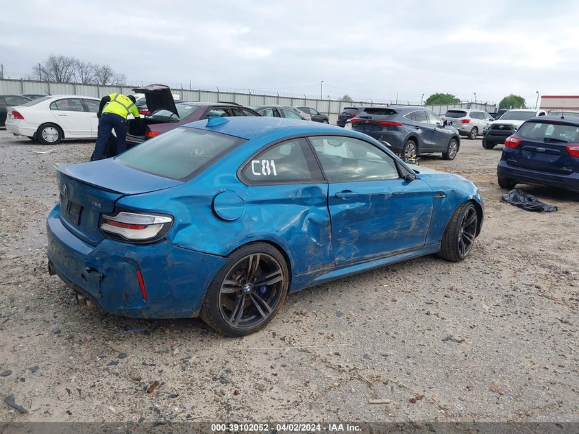2018 BMW M2 VIN: WBS1J5C53JVD37588 Lot: 39102052