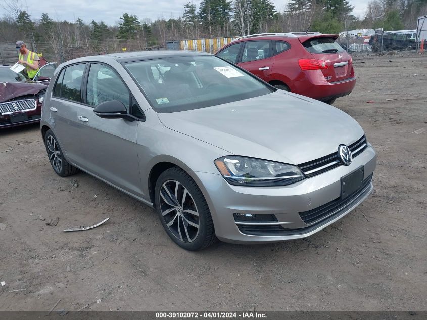 3VW217AU5FM029626 2015 Volkswagen Golf Tsi Se 4-Door