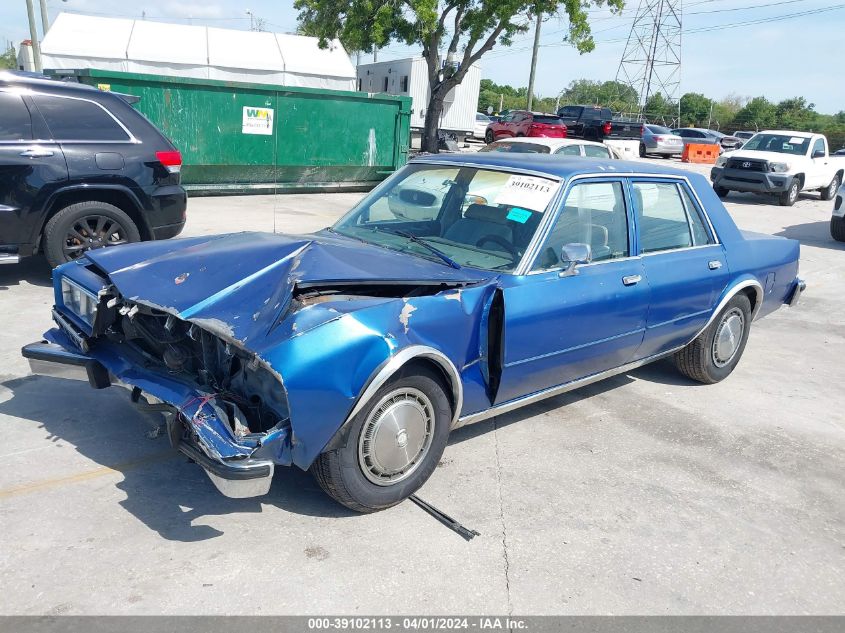 1985 Dodge Diplomat Salon VIN: 1B3BG26P4FX598146 Lot: 39102113