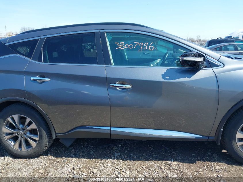 2015 Nissan Murano VIN: 5N1AZ2MH0FN279155 Lot: 39102180