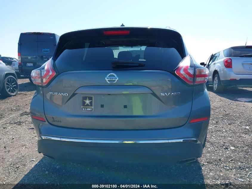 2015 Nissan Murano VIN: 5N1AZ2MH0FN279155 Lot: 39102180