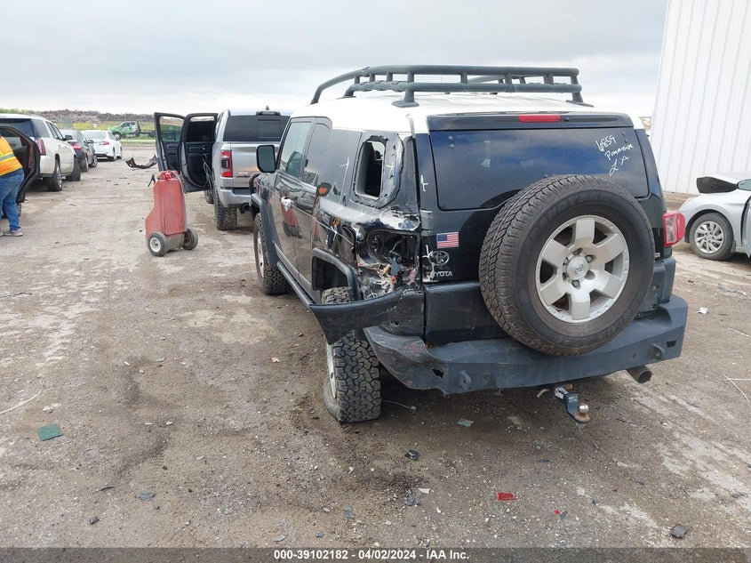 2007 Toyota Fj Cruiser VIN: JTEBU11F870039592 Lot: 39102182