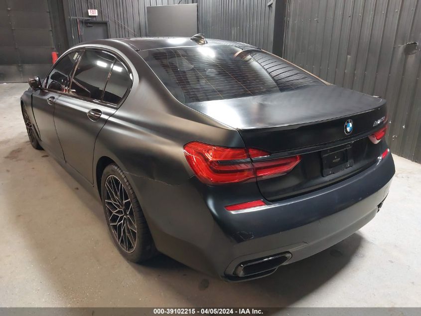 2017 BMW 750I VIN: WBA7F0C32HGM22306 Lot: 39102215