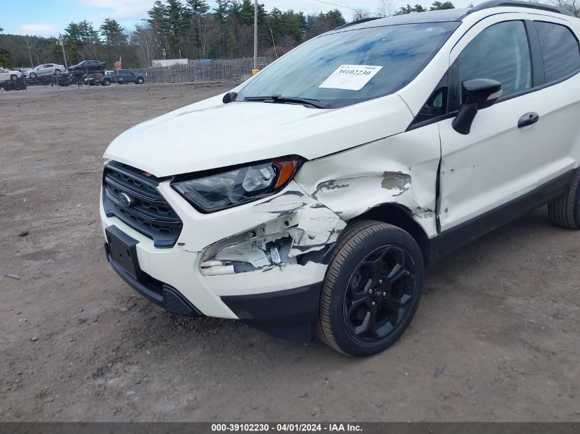 2021 Ford Ecosport Ses VIN: MAJ6S3JL8MC395392 Lot: 39102230