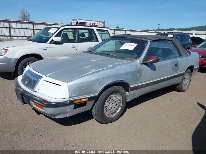 1C3BJ45K1JG366621 1988 Chrysler Lebaron