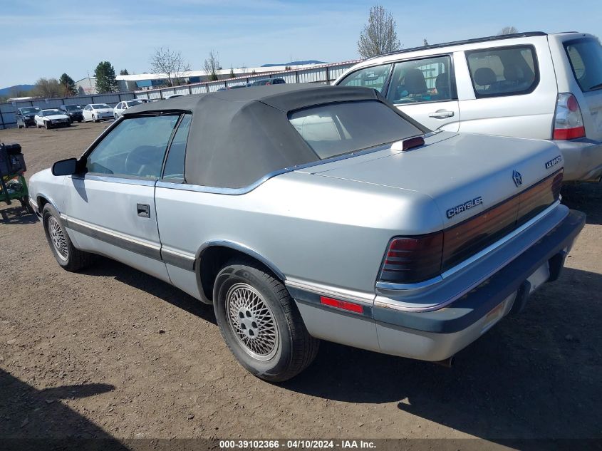 1C3BJ45K1JG366621 1988 Chrysler Lebaron