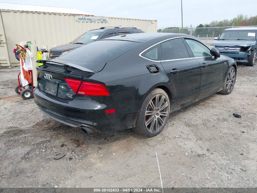 2012 Audi A7 Premium VIN: WAUSGAFC1CN001626 Lot: 39102433