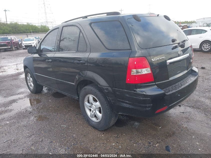 2008 Kia Sorento Lx VIN: KNDJC735785840755 Lot: 39102445