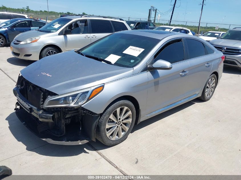 5NPE34AF3HH467399 2017 HYUNDAI SONATA - Image 2