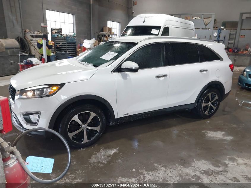 2016 Kia Sorento 3.3L Ex VIN: 5XYPHDA53GG143165 Lot: 39102517