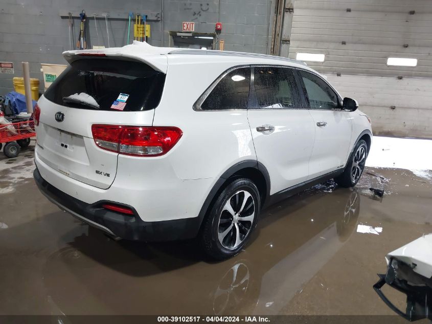 2016 KIA SORENTO 3.3L EX - 5XYPHDA53GG143165