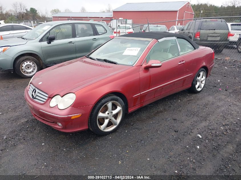 WDBTK65J55F149714 | 2005 MERCEDES-BENZ CLK 320