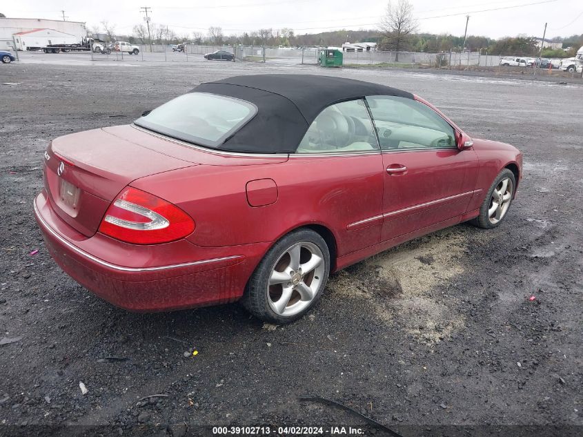 WDBTK65J55F149714 | 2005 MERCEDES-BENZ CLK 320