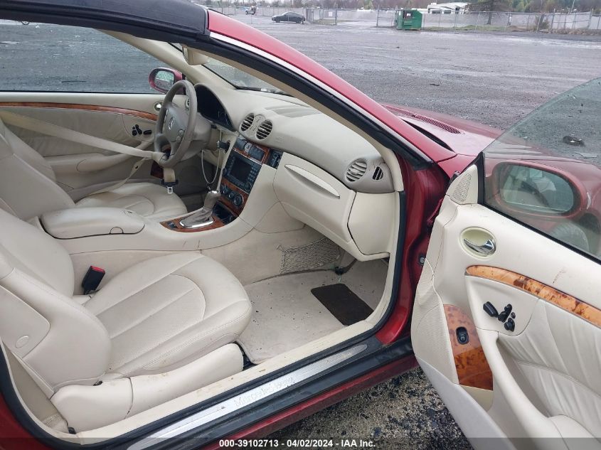 WDBTK65J55F149714 | 2005 MERCEDES-BENZ CLK 320