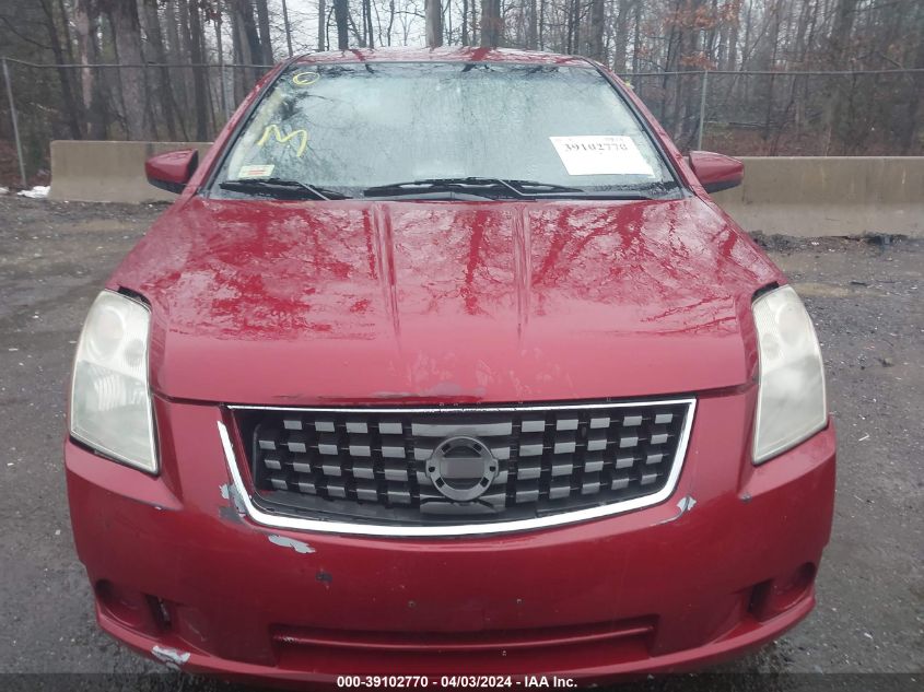 2007 Nissan Sentra 2.0 VIN: 3N1AB61E97L612726 Lot: 39102770