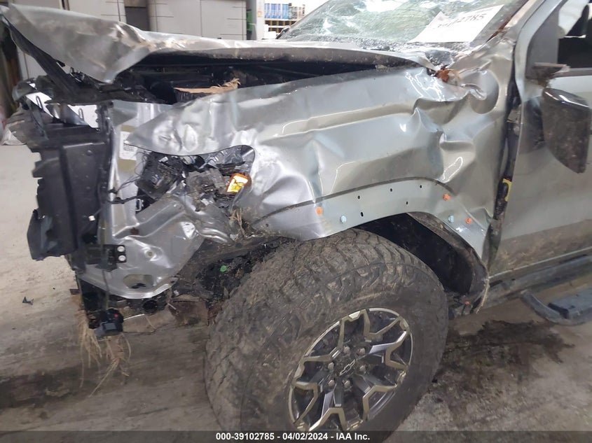 VIN 1GCPTFEK7P1226057 2023 CHEVROLET COLORADO 4WD  SHORT BOX ZR2
