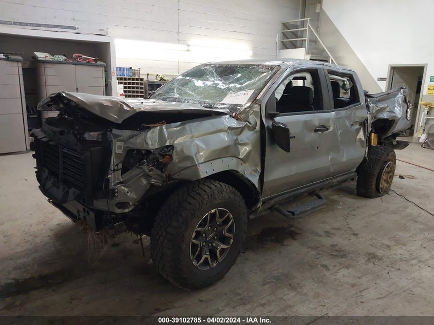 VIN 1GCPTFEK7P1226057 2023 CHEVROLET COLORADO 4WD  SHORT BOX ZR2