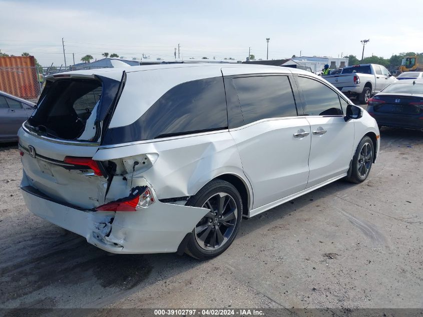 2023 Honda Odyssey Elite VIN: 5FNRL6H99PB060441 Lot: 39282192