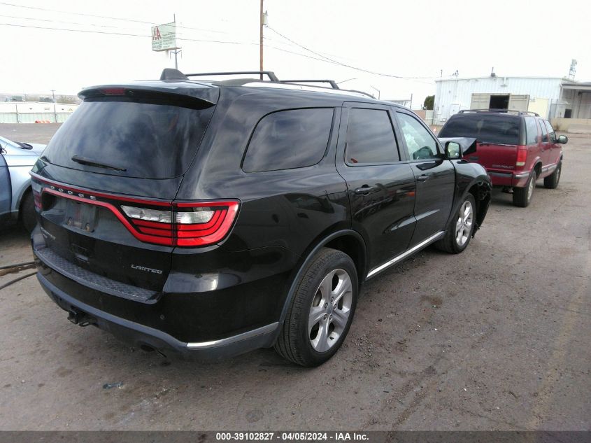 2014 Dodge Durango Limited VIN: 1C4RDJDG2EC524801 Lot: 39102827