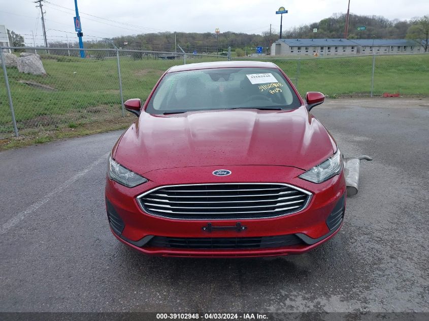 2019 Ford Fusion Hybrid Se VIN: 3FA6P0LUXKR263058 Lot: 39102948