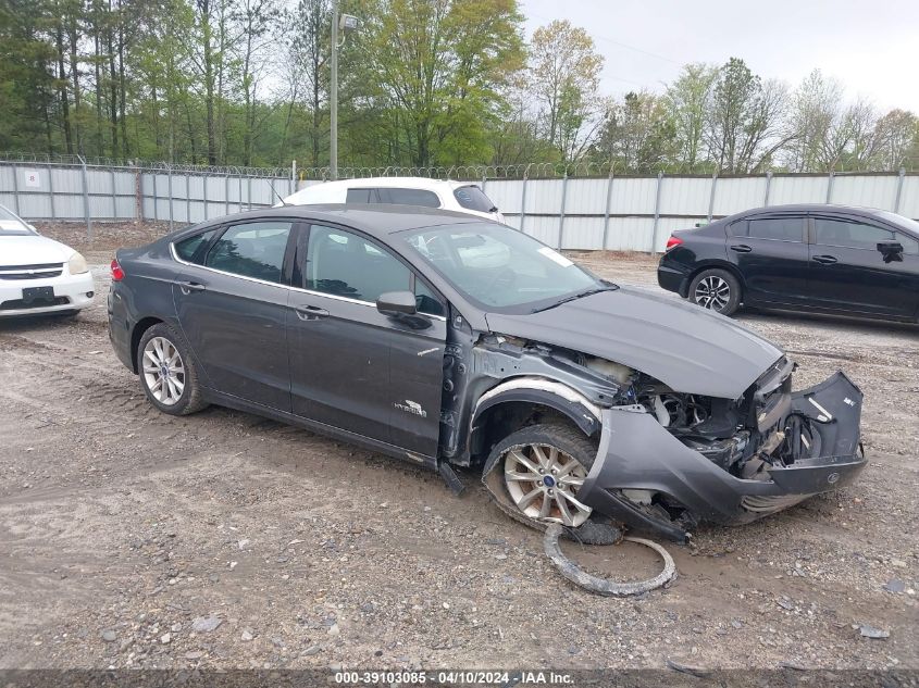 2017 Ford Fusion Hybrid Se VIN: 3FA6P0LU0HR323924 Lot: 39103085