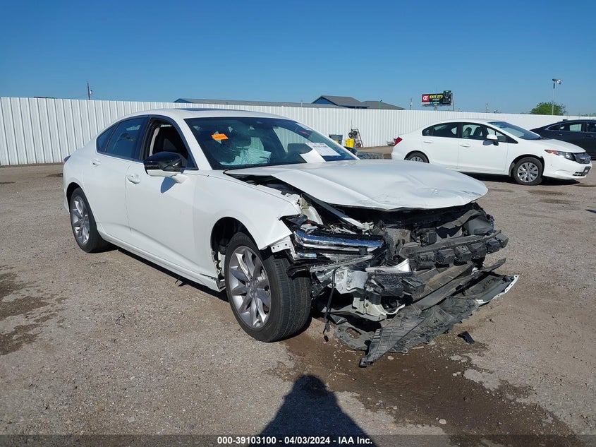 2021 Acura Tlx Standard VIN: 19UUB5F31MA003033 Lot: 39103100