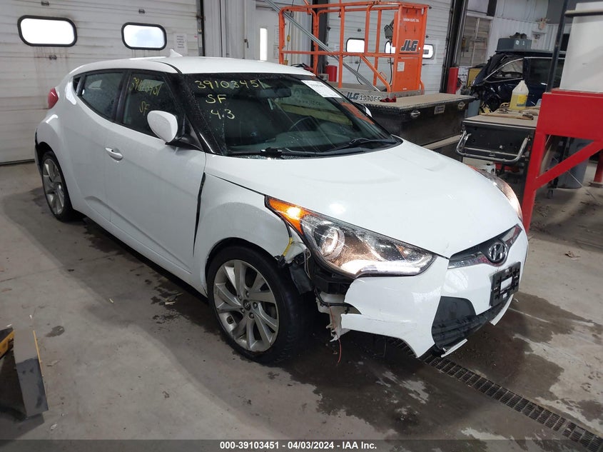 2017 Hyundai Veloster VIN: KMHTC6AD3HU306229 Lot: 39103451