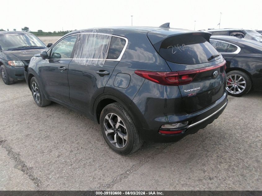 2020 Kia Sportage Lx VIN: KNDPM3AC0L7766593 Lot: 39103650