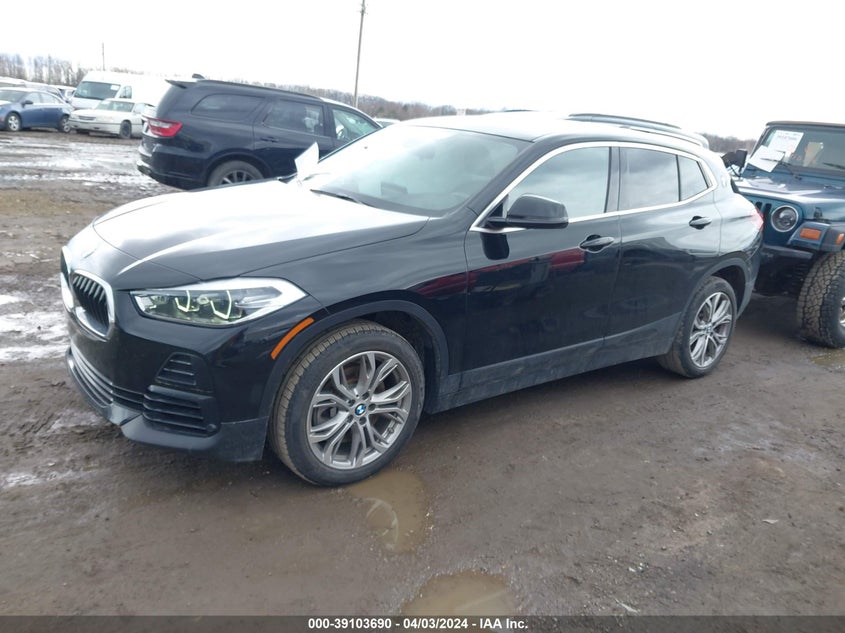 2022 BMW X2 xDrive28I VIN: WBXYJ1C05N5T82007 Lot: 39103690