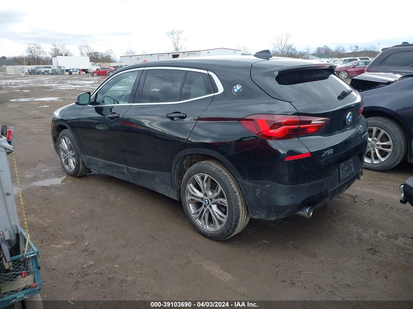 2022 BMW X2 xDrive28I VIN: WBXYJ1C05N5T82007 Lot: 39103690