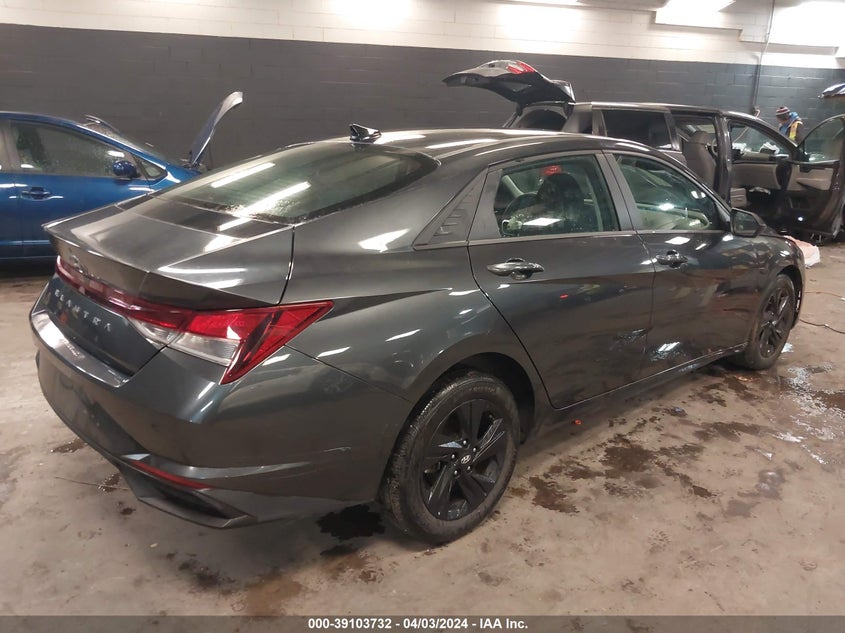 VIN 5NPLM4AG4MH032270 2021 HYUNDAI ELANTRA SEL