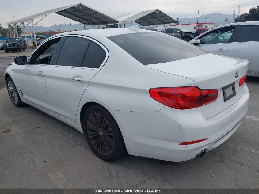 2018 BMW 530I VIN: WBAJA5C5XJWA36489 Lot: 50437674