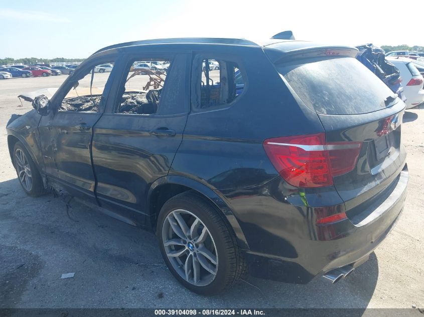 2016 BMW X3 xDrive28I VIN: 5UXWX9C54G0D69036 Lot: 39104098