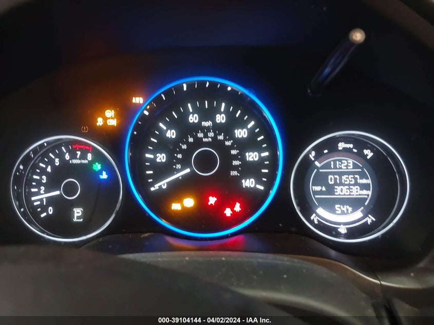 VIN 3CZRU6H39MM729284 2021 HONDA HR-V LX