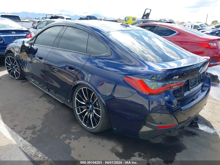 2023 BMW I4 M50 VIN: WBY33AW01PFR25426 Lot: 39104203